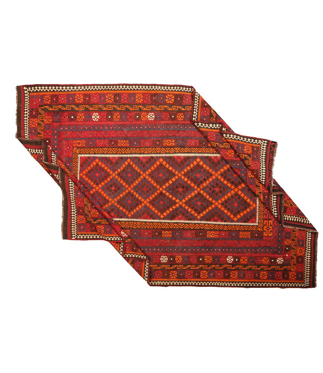 379x249cm Vintage Kilim Old style 100% wool Kilim Rug Maimana
