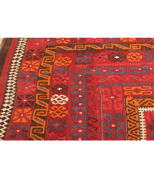 379x249cm Vintage Kilim Old style 100% wool Kilim Rug Maimana