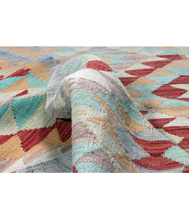 179x123 cm Handwoven Traditional Kelim Area Rug Wool Carpet