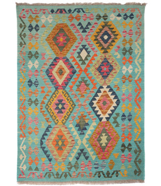 Kelimshop 179x128 cm Handgewebter Traditioneller Kelim Teppich Woll Kelimshop 179x128 cm Handgewebter Traditioneller Kelim Teppich Woll