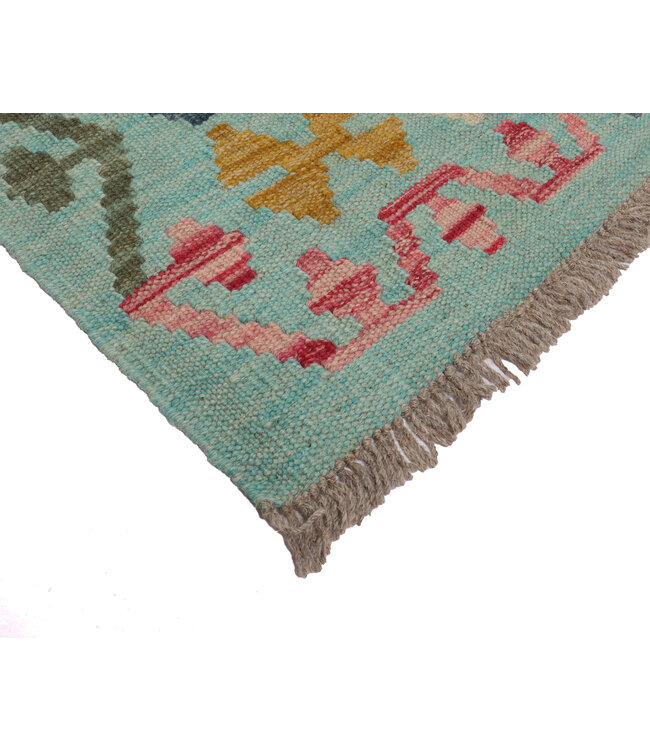 179x128 cm Handwoven Traditional Kelim Area Rug Wool Carpet