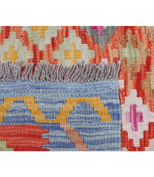 178x126 cm Handgewebter Traditioneller Kelim Teppich Woll