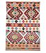 Kelimshop 242x174cm Handgewebter Traditioneller Kelim Teppich Woll