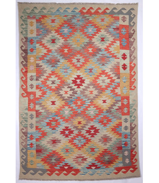 Kelimshop 258x174 cm Handgewebter Traditioneller Kelim Teppich Woll Kelimshop 258x174 cm Handgewebter Traditioneller Kelim Teppich Woll