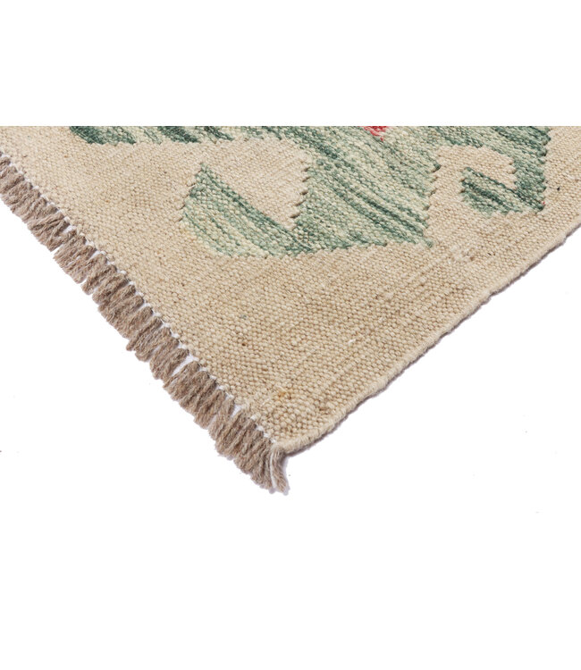 258x174 cm Handgewebter Traditioneller Kelim Teppich Woll