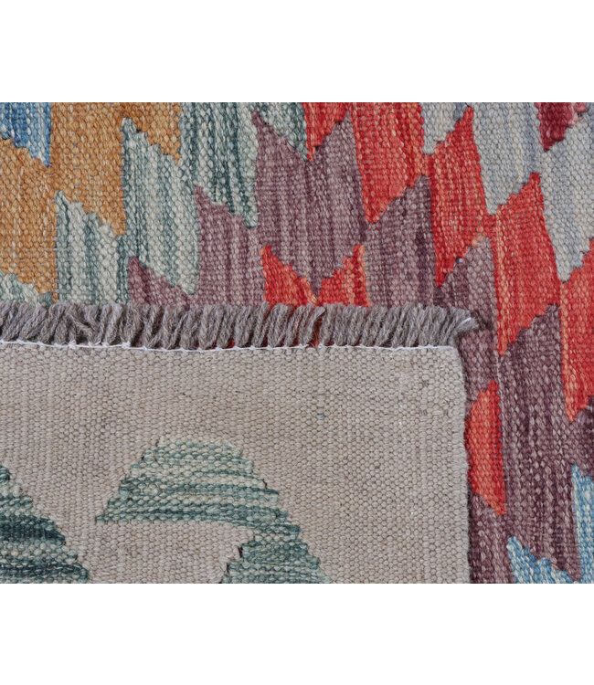 258x174 cm Handgewebter Traditioneller Kelim Teppich Woll