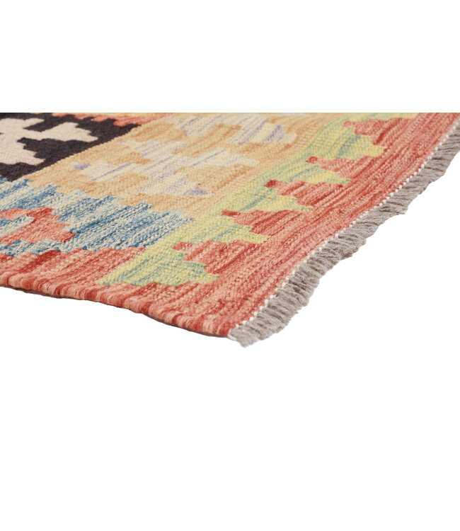 246x179 cm Handgewebter Traditioneller Kelim Teppich Woll