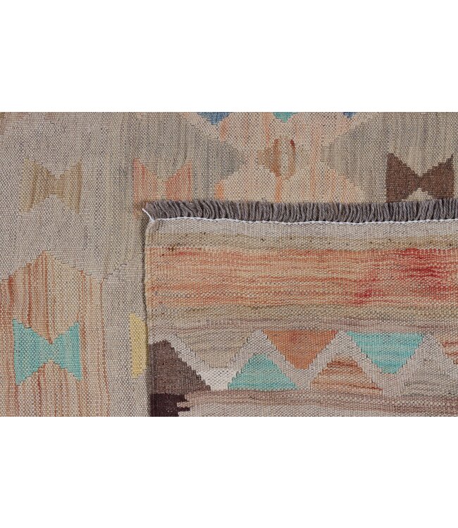 197x146 cm Handwoven Traditional Kelim Area Rug Wool Carpet