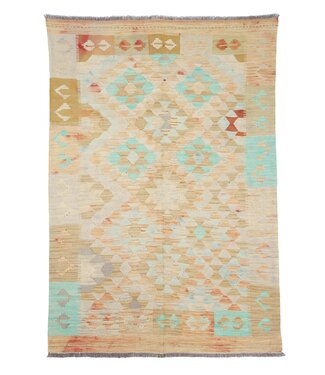 Kelimshop 180x122 cm Handgeweven Traditionele Kelim Vloerkleed Wol Tapijt Kelimshop 180x122 cm Handgeweven Traditionele Kelim Vloerkleed Wol Tapijt