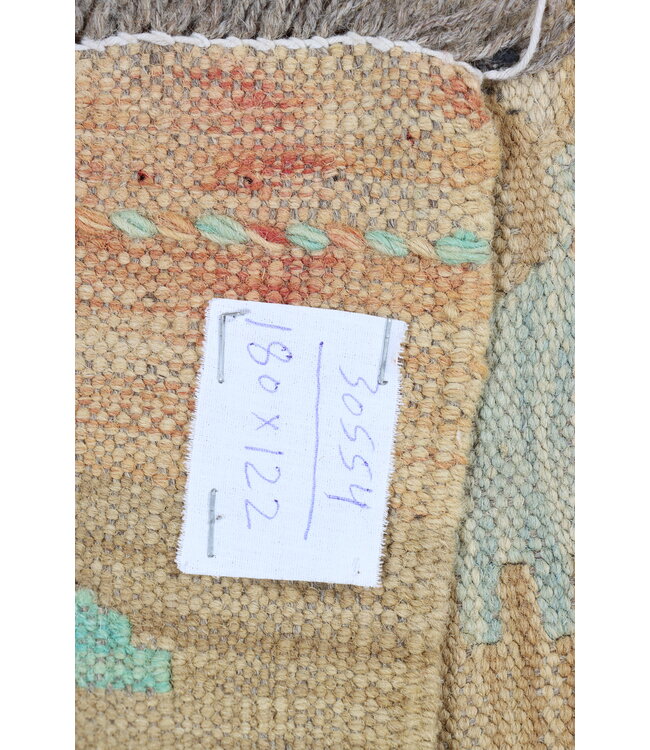 180x122  cm Handwoven Traditional Kelim Area Rug Wool Carpet