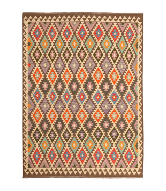 Kelimshop 292x211cm Handgewebter Traditioneller Kelim Teppich Woll Kelimshop 292x211cm Handgewebter Traditioneller Kelim Teppich Woll
