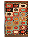Kelimshop 298x198cm Handgewebter Traditioneller Kelim Teppich Woll