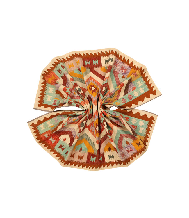 302x193cm Handwoven Traditional Kelim Area Rug Wool Carpet