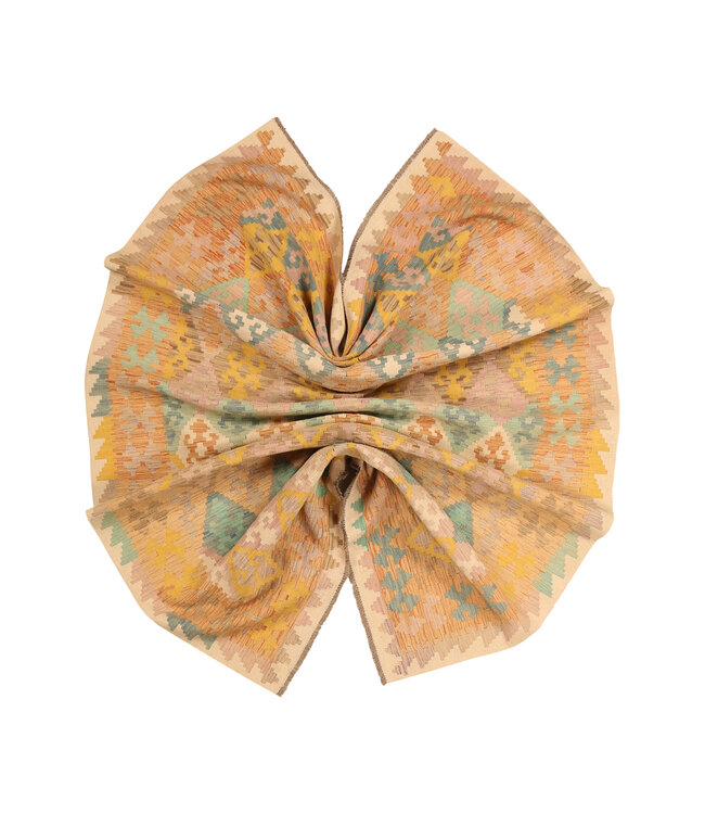 295x198cm Handwoven Traditional Kelim Area Rug Wool Carpet