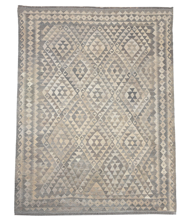 Kelimshop 222x179 cm Handgewebter Kelim-Teppich Natürlicher Wolle