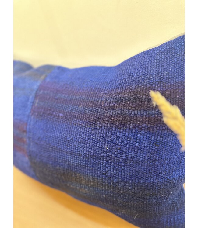 Kelim-Kissenbezug mit modern-Kelim ca. 60 x 40 cm, mit Füllung