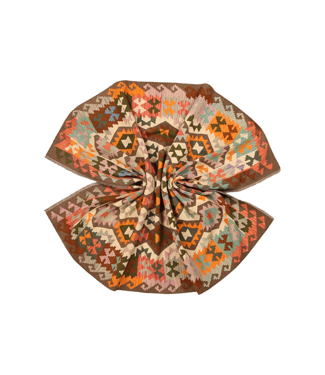 293x202cm Handgewebter Traditioneller Kelim Teppich Woll