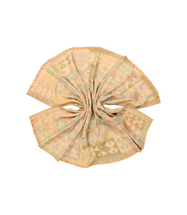 292x192cm Handgewebter Traditioneller Kelim Teppich Woll