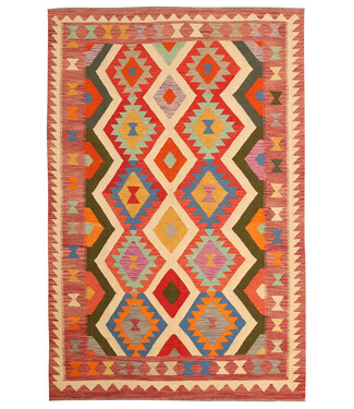 Kelimshop 300x195cm Handgeweven Traditionele Kelim Vloerkleed Wol Tapijt Kelimshop 300x195cm Handgeweven Traditionele Kelim Vloerkleed Wol Tapijt