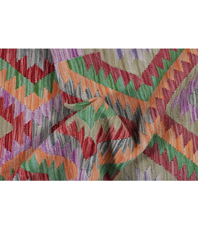 197x70   cm Handwoven Kelim Runner Wool Rug