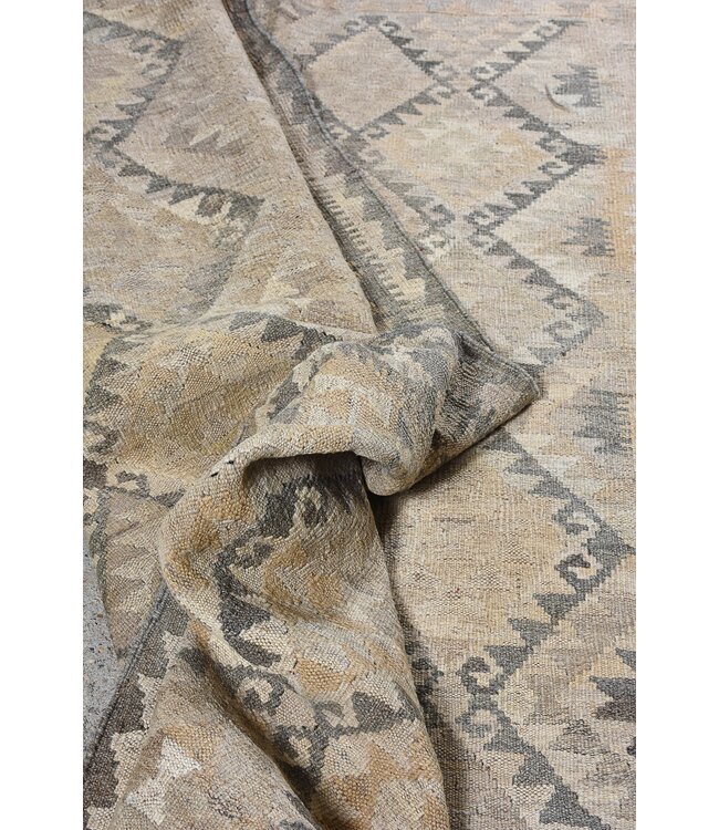 240x170 cm Handwoven Natural  Wool Kelim Area Rug