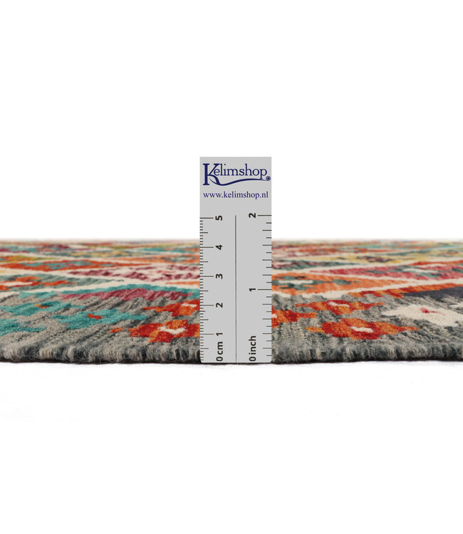 287x170 cm Handgewebter Traditioneller Kelim Teppich Woll