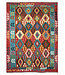 Kelimshop 246x184  cm Handgewebter Traditioneller Kelim Teppich Woll