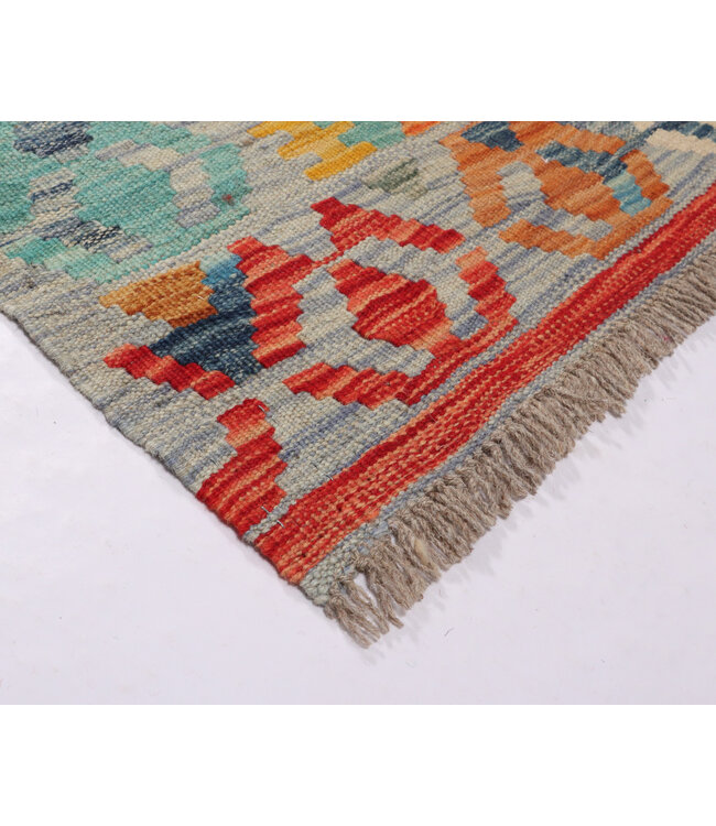 166x124 cm Handgewebter Traditioneller Kelim Teppich Woll