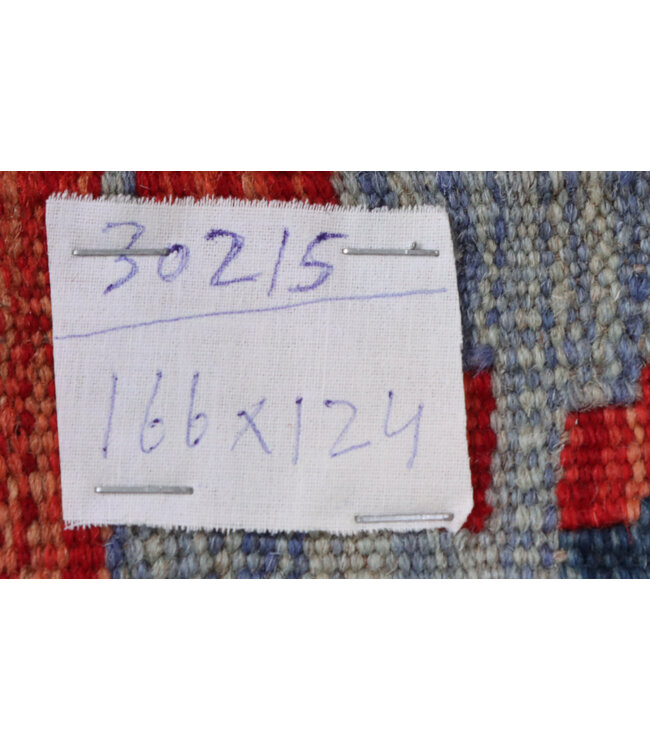 166x124 cm Handgewebter Traditioneller Kelim Teppich Woll