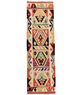 Kelimshop 202X62 cm Handwoven Kelim Runner Wool Rug Kelimshop 202X62 cm Handwoven Kelim Runner Wool Rug