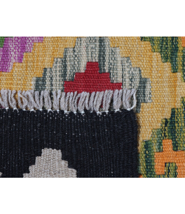 297x79  cm Handwoven Kelim Runner Wool Rug