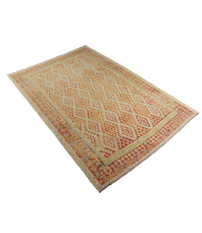 310x210 cm Handwoven Traditional Kelim Area Rug Wool Carpet