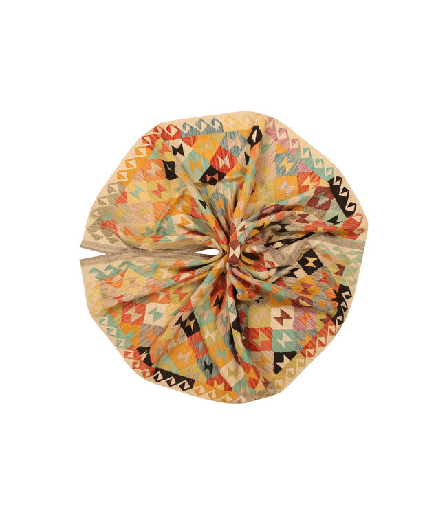 296x200cm Handgewebter Traditioneller Kelim Teppich Woll