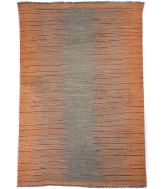 Kelimshop 182x122 cm Handgewebter Moderner Woll-Kelim-Teppich Kelimshop 182x122 cm Handgewebter Moderner Woll-Kelim-Teppich