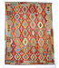 Kelimshop 244x200 cm Handgeweven Traditionele Kelim Vloerkleed Wol Tapijt