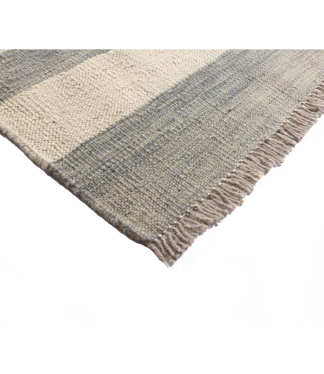 297x200 cm Handwoven Modern Red Wool Kilim Rug