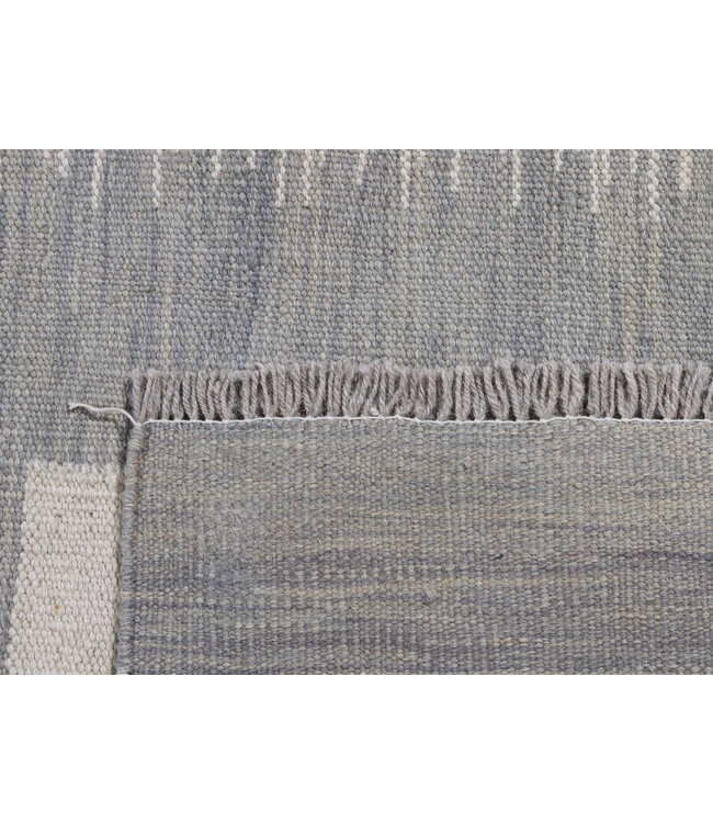 297x200 cm Handwoven Modern Red Wool Kilim Rug