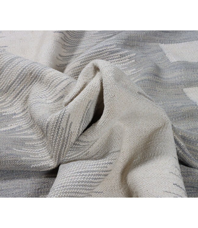 297x200 cm Handgewebter Moderner  Woll-Kelim-Teppich