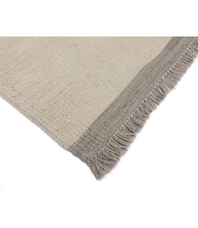 299x197 cm Handgewebter Moderner  Woll-Kelim-Teppich