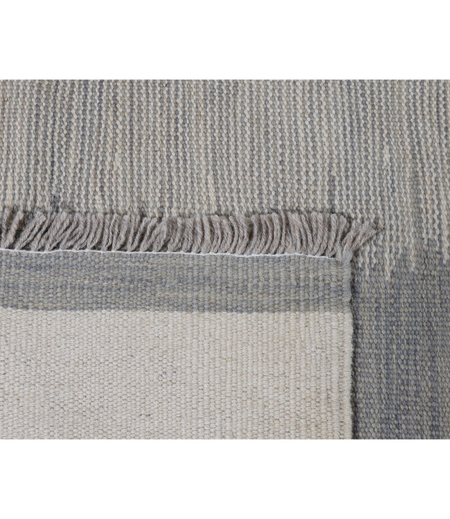 299x197 cm Handwoven Modern Red Wool Kilim Rug