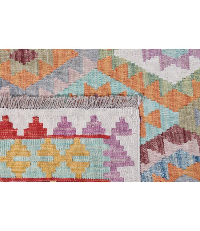 247x200 cm Handgewebter Traditioneller Kelim Teppich Woll