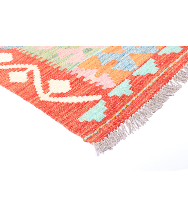 243x193 cm Handgewebter Traditioneller Kelim Teppich Woll