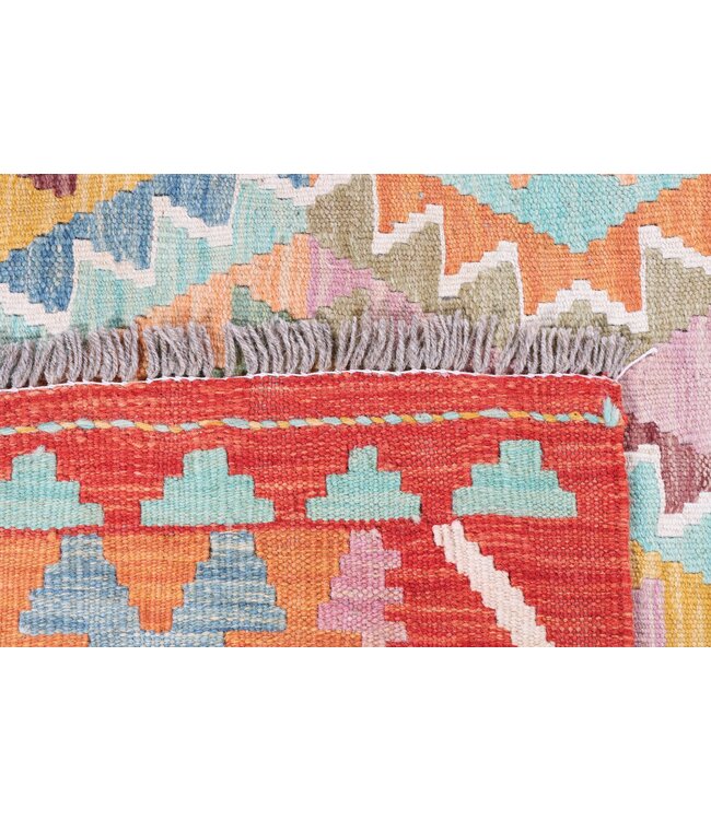 243x193 cm Handgewebter Traditioneller Kelim Teppich Woll