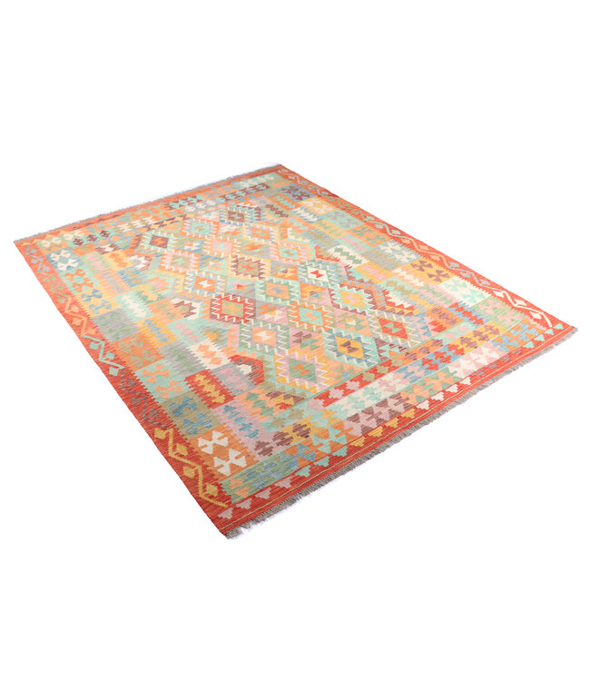 243x193 cm Handgewebter Traditioneller Kelim Teppich Woll