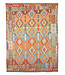 Kelimshop 250x197 cm Handgewebter Traditioneller Kelim Teppich Woll