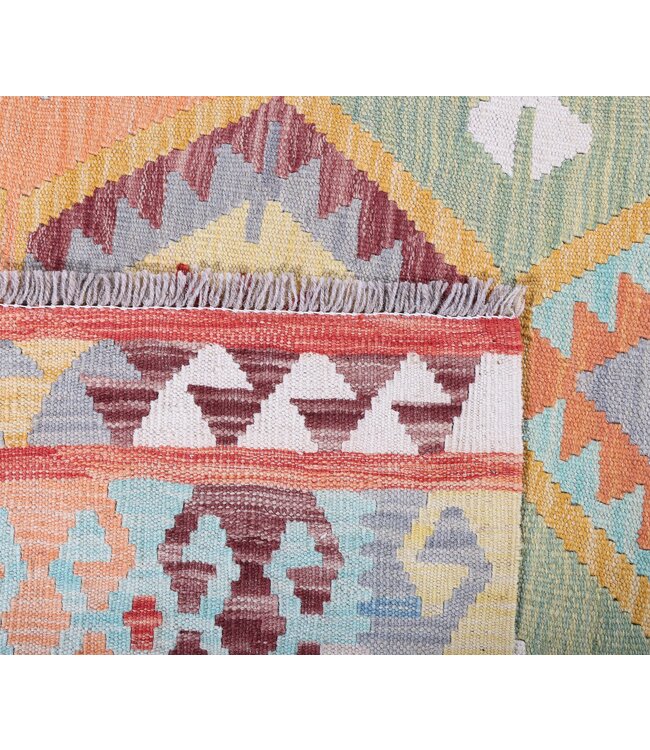 250x197 cm Handgewebter Traditioneller Kelim Teppich Woll