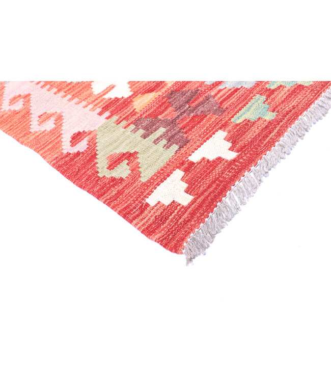 245x206 cm Handwoven Traditional Kelim Area Rug Wool Carpet