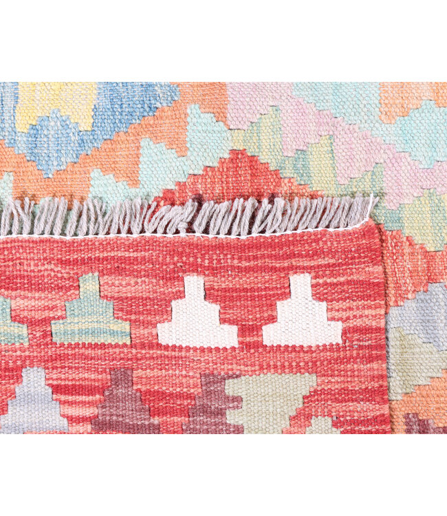 245x206 cm Handgewebter Traditioneller Kelim Teppich Woll