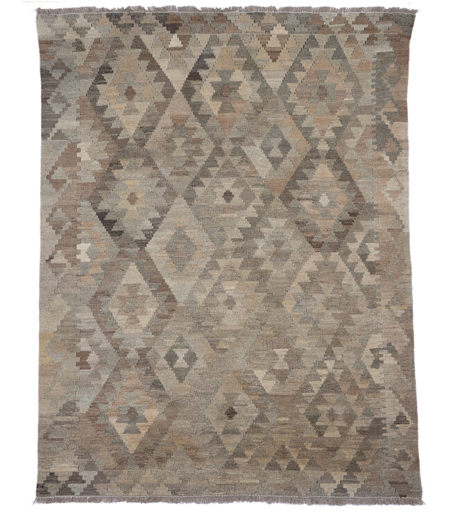 200x150 cm Handgewebter Kelim-Teppich Natürlicher Wolle