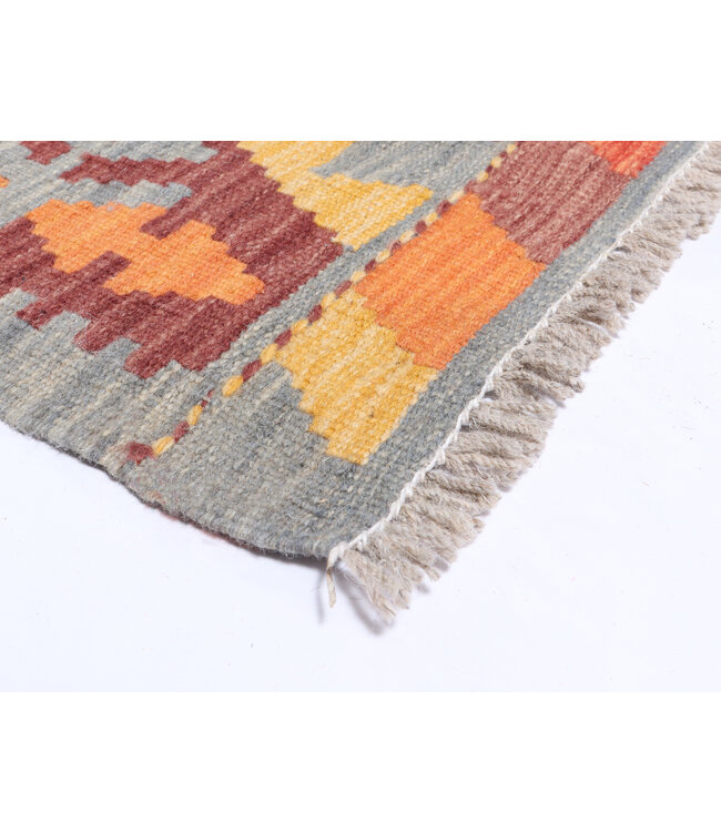 292x203 cm Handgewebter Traditioneller Kelim Teppich Woll